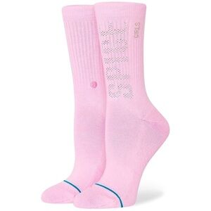 NWT. Stance Womens Spice Girls Pink Rhinestone Socks. Size Medium 8-10.5.